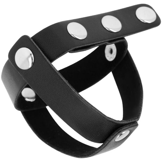 OHMAMA FETISH - FUNDA CUERO DE CASTIDAD PARA TESTICULOS OHMAMA FETISH
