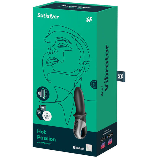SATISFYER - HOT PASSION VIBRADOR ANAL APP NEGRO SATISFYER CONNECT