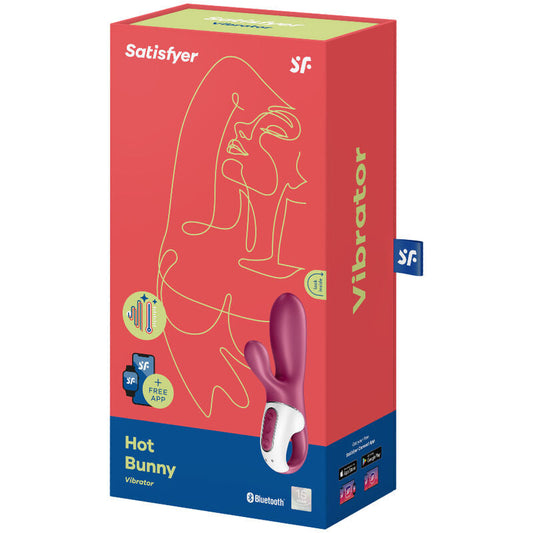 SATISFYER - HOT BUNNY VIBRADOR PUNTO G SATISFYER CONNECT