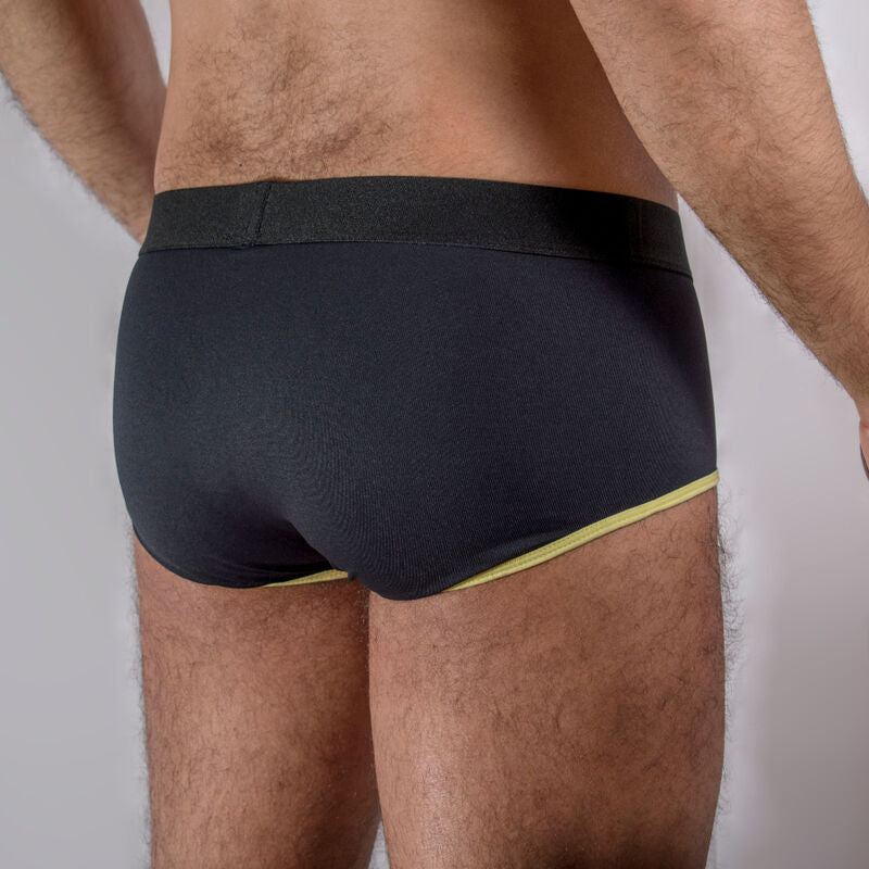 MACHO - MS24A CALZONCILLO BRIEF DARK AMARILLO S MACHO UNDERWEAR