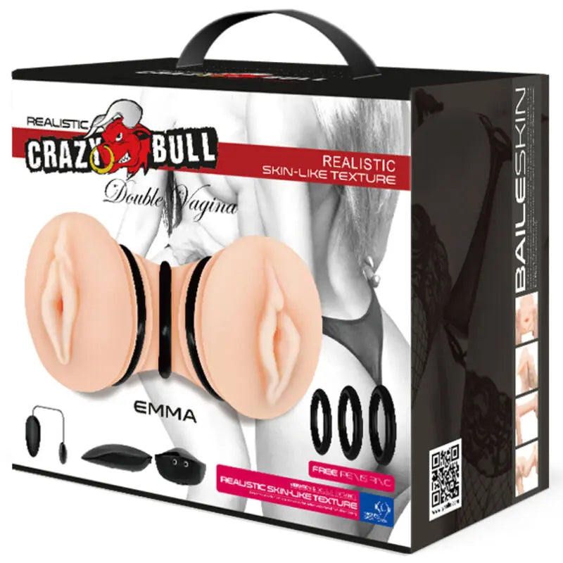 CRAZY BULL - EMMA MASTURBADOR DOBLE VAGINA REALISTICO CRAZY BULL