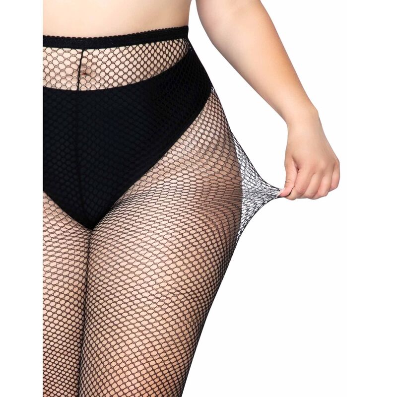 LEG AVENUE - MEDIAS EN RED TALLA GRANDE LEG AVENUE HOSIERY