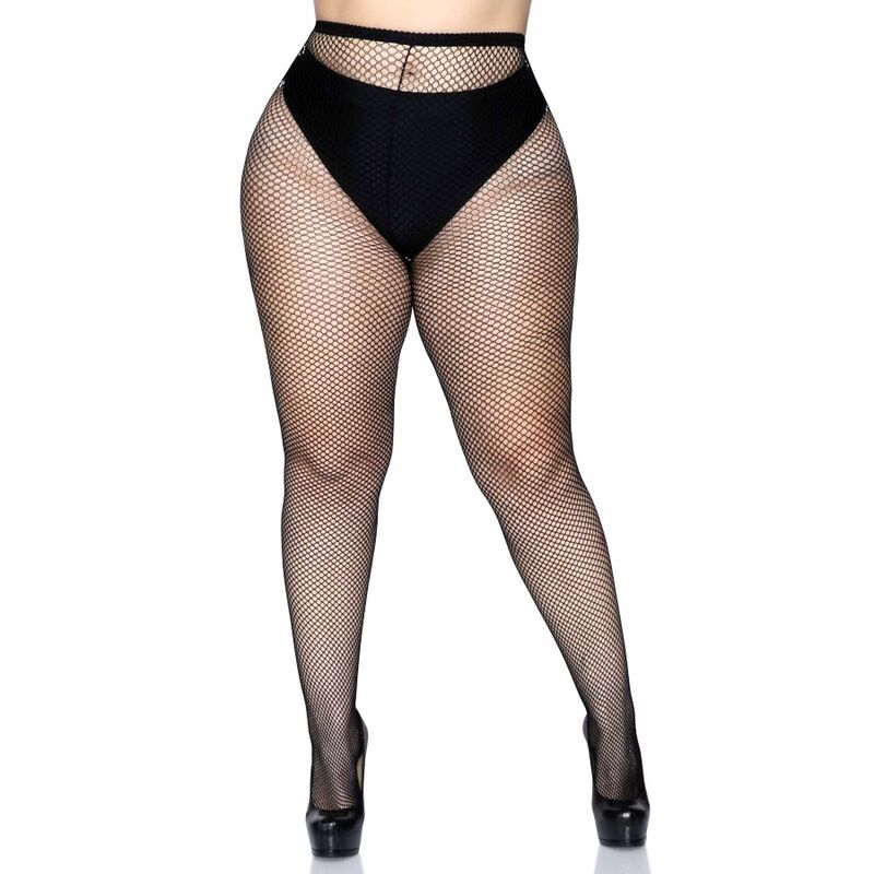 LEG AVENUE - MEDIAS EN RED TALLA GRANDE LEG AVENUE HOSIERY