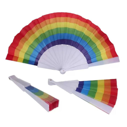 PRIDE - ABANICO TELA BANDERA LGBT PRIDE