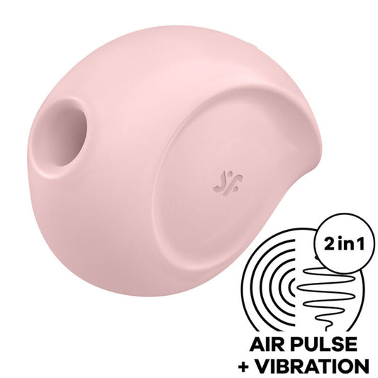 SATISFYER - SUGAR RUSH ESTIMULADOR Y VIBRADOR ROSA SATISFYER AIR PULSE