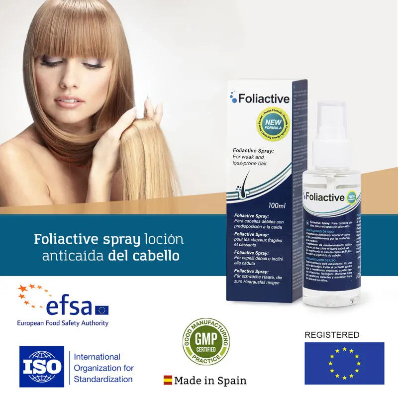 500 COSMETICS - FOLIACTIVE SPRAY PARA EVITAR CAIDA CABELLO Y SU CRECIMIENTO 500COSMETICS