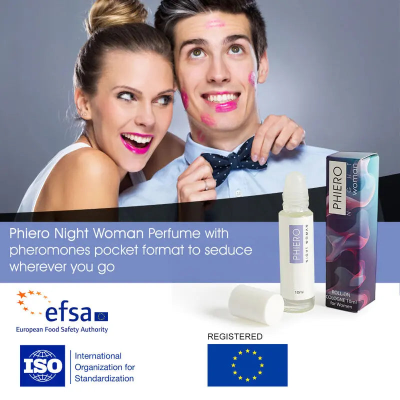 500 COSMETICS - PHIERO NIGHT WOMAN PERFUME FEROMONAS CON ROLL-ON 500COSMETICS