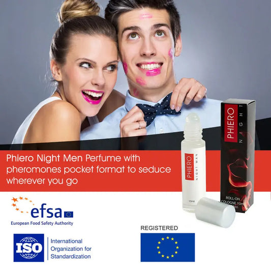 500 COSMETICS - PHIERO NIGHT MAN PERFUME FEROMONAS HOMBRE CON ROLL-ON 500COSMETICS