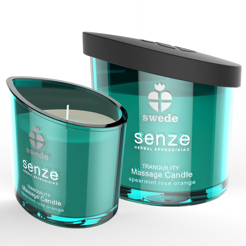 SWEDE - SENZE TRANQUILITY VELA MASAJE - HIERBABUENA, ROSA, NARANJA SWEDE