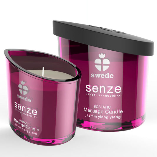 SWEDE - SENZE ECSTATIC VELA MASAJE - JAZMÍN, YLANG YLANG SWEDE
