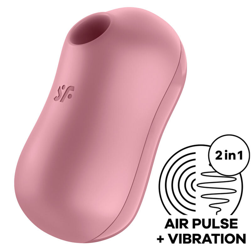 SATISFYER - COTTON CANDY ESTIMULADOR Y VIBRADOR LILA SATISFYER AIR PULSE