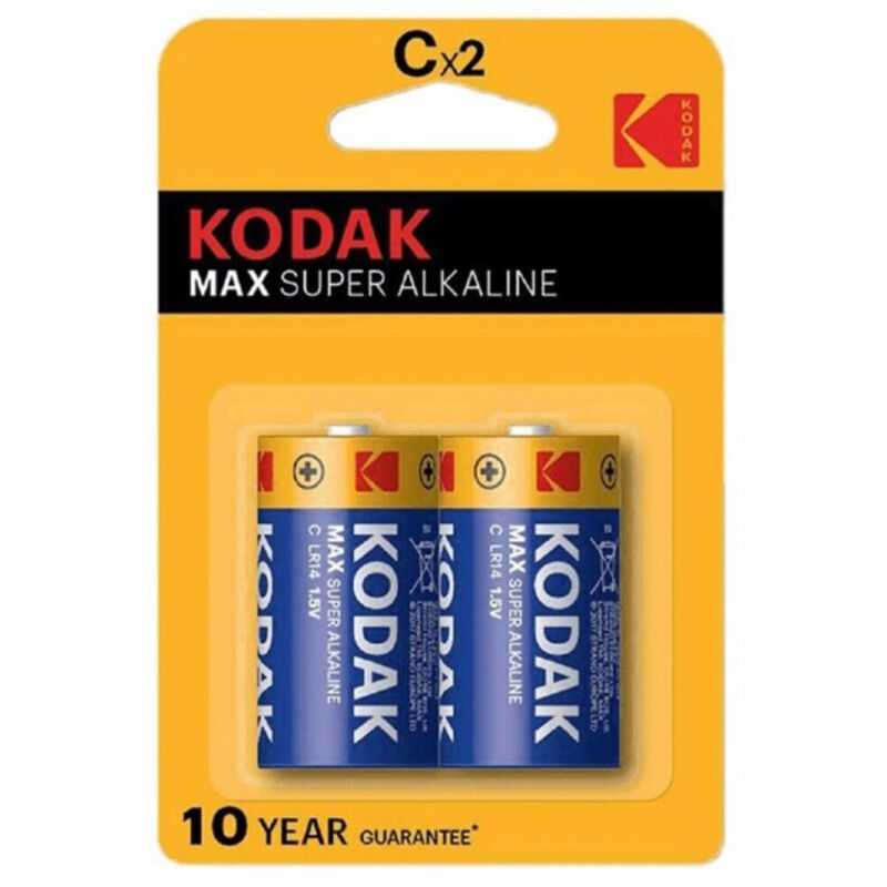 KODAK - MAX PILA ALCALINA C LR14 BLISTER*2 KODAK
