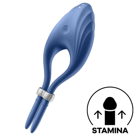 SATISFYER DUELIST ANILLO VIBRADOR - GRIS SATISFYER RING