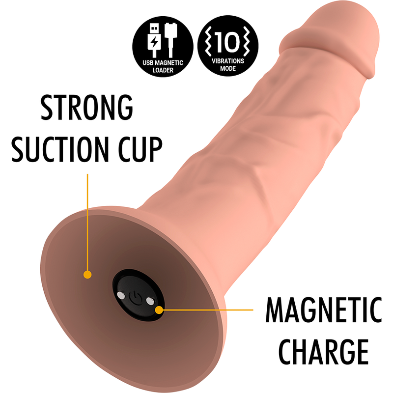 MYTHOLOGY - ASHER ORIGINAL DILDO M - VIBRADOR COMPATIBLE CON WATCHME WIRELESS TECHNOLOGY MYTHOLOGY FANTASY DILDO