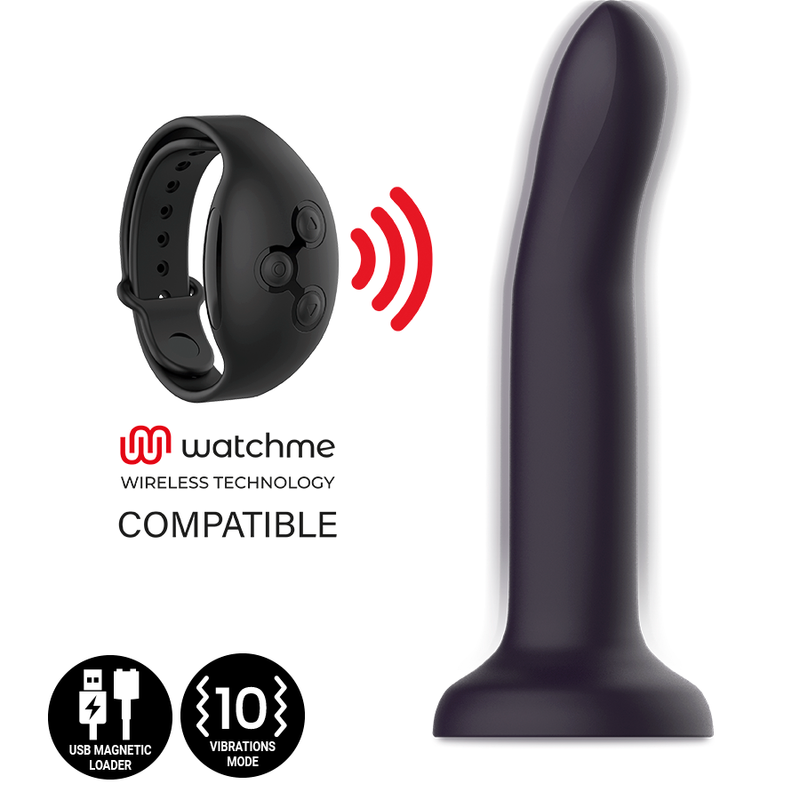 MYTHOLOGY - DUMAN MYSTIC DILDO M - VIBRADOR COMPATIBLE CON WATCHME WIRELESS TECHNOLOGY MYTHOLOGY FANTASY DILDO
