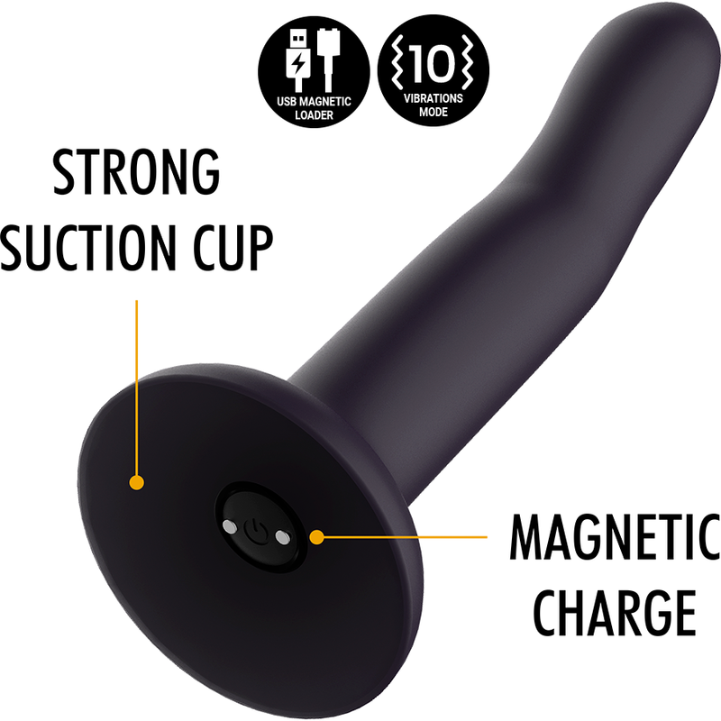 MYTHOLOGY - DUMAN MYSTIC DILDO M - VIBRADOR COMPATIBLE CON WATCHME WIRELESS TECHNOLOGY MYTHOLOGY FANTASY DILDO