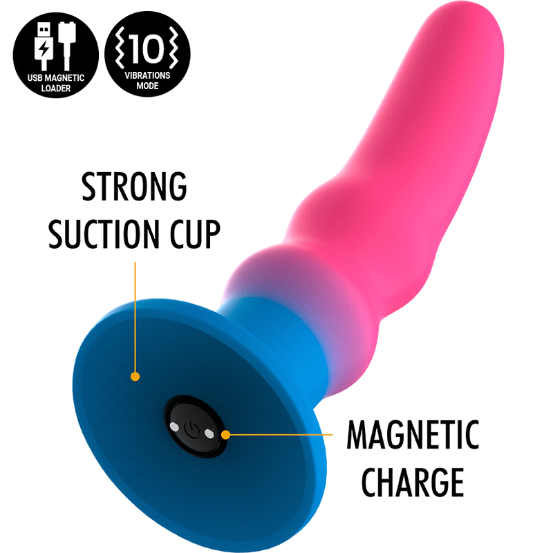 MYTHOLOGY - KUNO UTOPIA DILDO M - VIBRADOR COMPATIBLE CON WATCHME WIRELESS TECHNOLOGY MYTHOLOGY FANTASY DILDO
