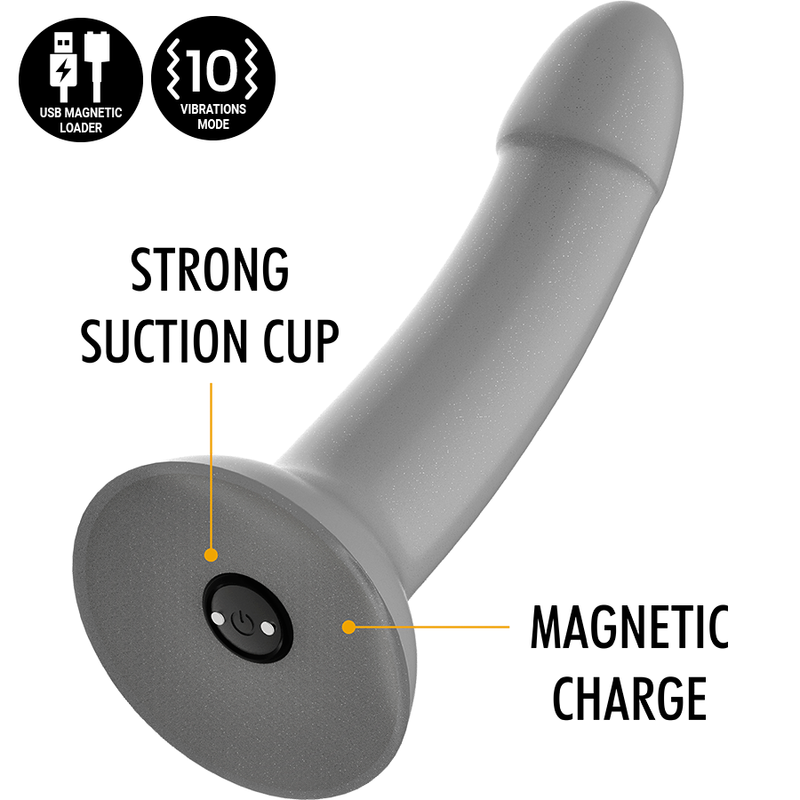 MYTHOLOGY - RUNE MAJESTIC DILDO S - VIBRADOR COMPATIBLE CON WATCHME WIRELESS TECHNOLOGY MYTHOLOGY FANTASY DILDO