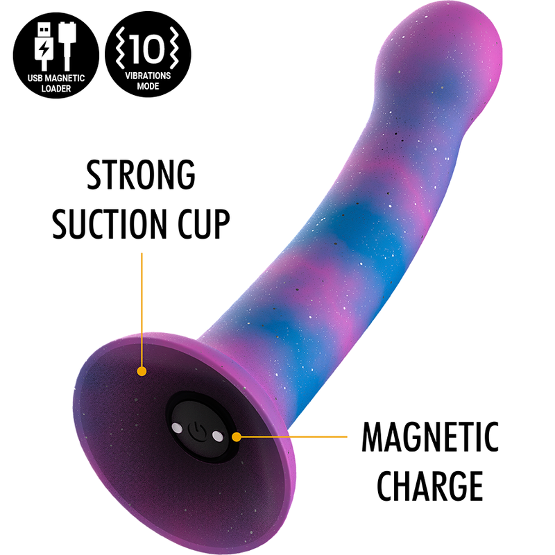 MYTHOLOGY - DION GALACTIC DILDO S - VIBRADOR COMPATIBLE CON WATCHME WIRELESS TECHNOLOGY MYTHOLOGY FANTASY DILDO