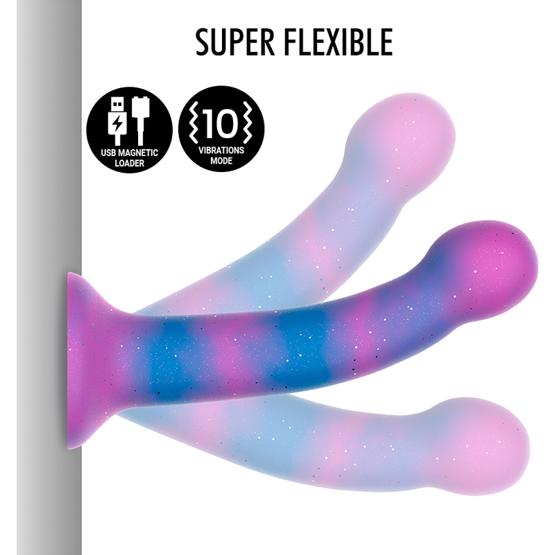 MYTHOLOGY - DION GALACTIC DILDO S - VIBRADOR COMPATIBLE CON WATCHME WIRELESS TECHNOLOGY MYTHOLOGY FANTASY DILDO