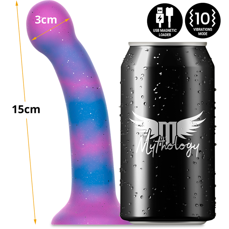 MYTHOLOGY - DION GALACTIC DILDO S - VIBRADOR COMPATIBLE CON WATCHME WIRELESS TECHNOLOGY MYTHOLOGY FANTASY DILDO
