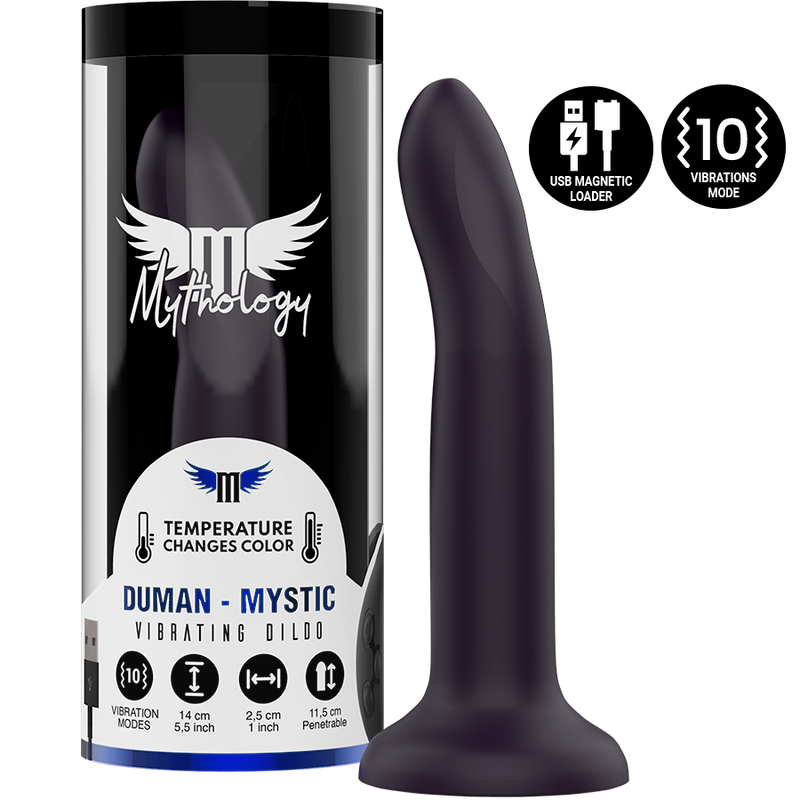 MYTHOLOGY   DUMAN MYSTIC DILDO S - VIBRADOR COMPATIBLE CON WATCHME WIRELESS TECHNOLOGY MYTHOLOGY FANTASY DILDO