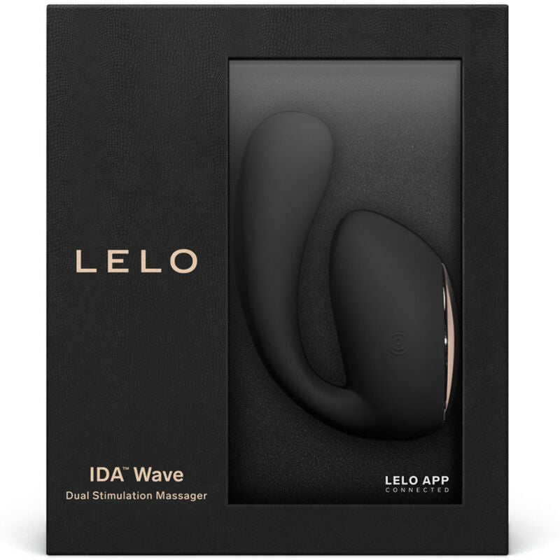 LELO - IDA WAVE MASAJEADOR PAREJAS NEGRO LELO