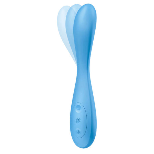 SATISFYER - G-SPOT FLEX 4+ MULTI VIBRADOR APP AZUL SATISFYER CONNECT