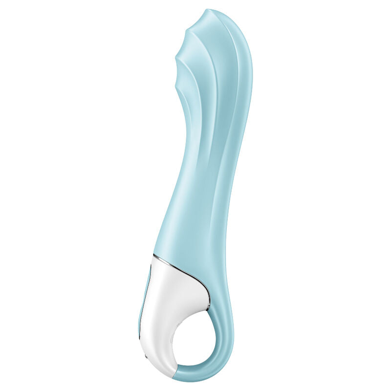 SATISFYER - AIR PUMP VIBRATOR 5+ VIBRADOR PUNTO G INFLABLE APP AZUL SATISFYER CONNECT