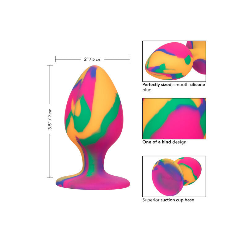 CALEXOTICS - CHEEKY LARGE TIE-DYE PLUG ANAL CALEXOTICS