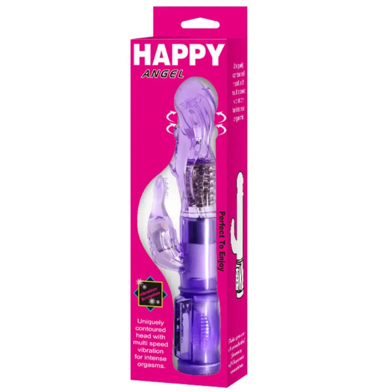 BAILE - MINI ROTADOR CON RABBIT HAPPY ANGEL LILA BAILE ROTATIONS