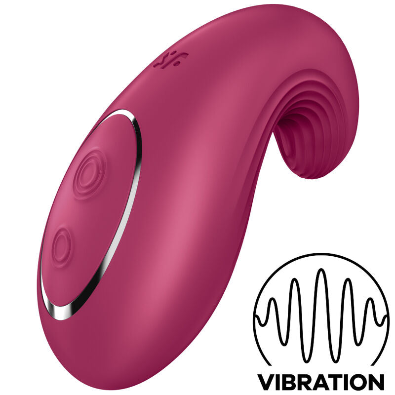 SATISFYER - DIPPING DELIGHT VIBRADOR LAY-ON AZUL SATISFYER LAYONS