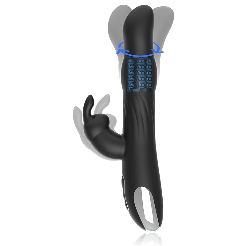 BRILLY GLAM - MOEBIUS RABBIT VIBRATOR & ROTATOR COMPATIBLE CON WATCHME WIRELESS TECHNOLOGY BRILLY GLAM