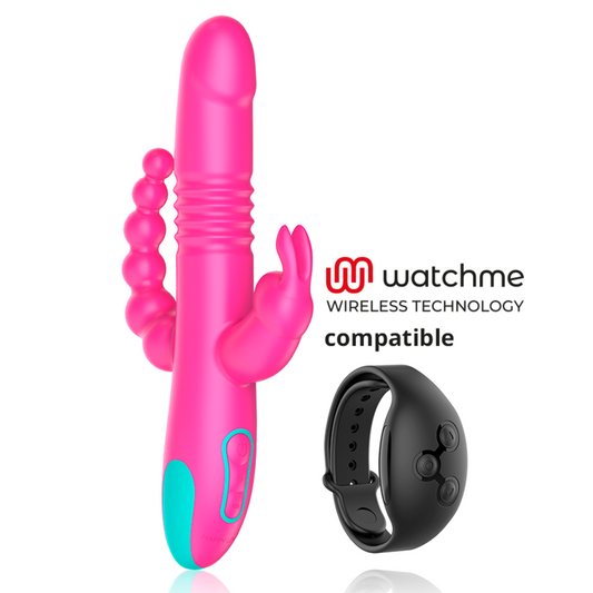 HAPPY LOKY - DONALD TRIPLE ESTIMULACIÓN: ANAL, PUNTO G & CLÍTORIS COMPATIBLE CON WATCHME WIRELESS TECHNOLOGY HAPPY LOKY