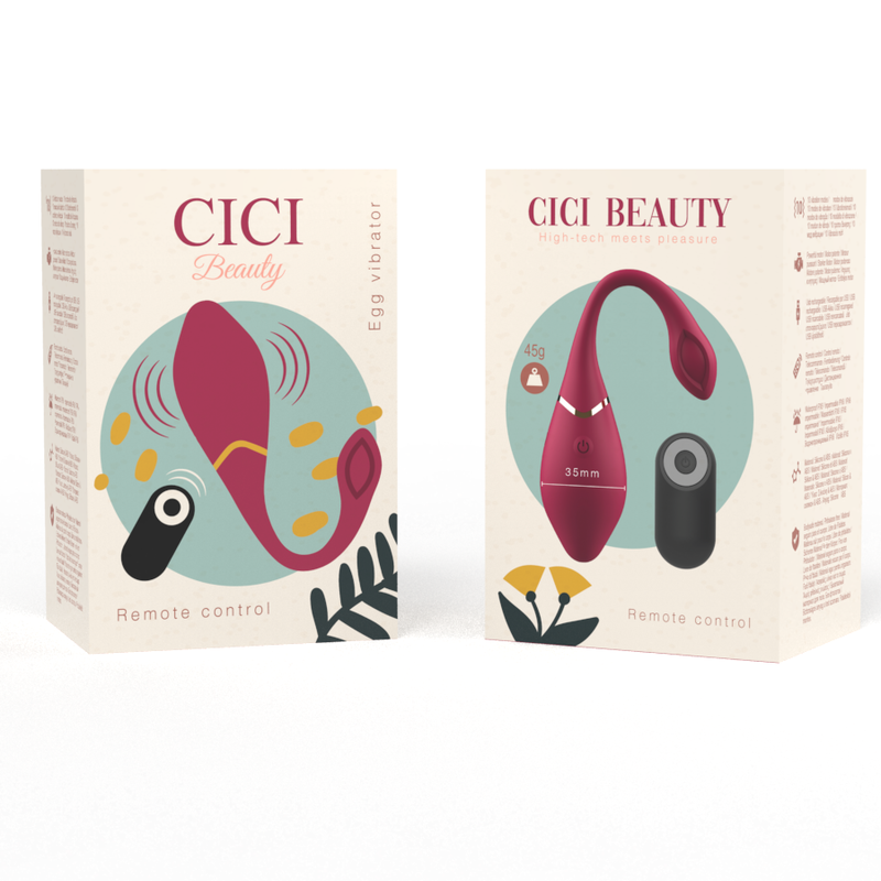 CICI BEAUTY - PREMIUM SILICONE EGG VIBRATOR REMOTE CONTROL CICI BEAUTY