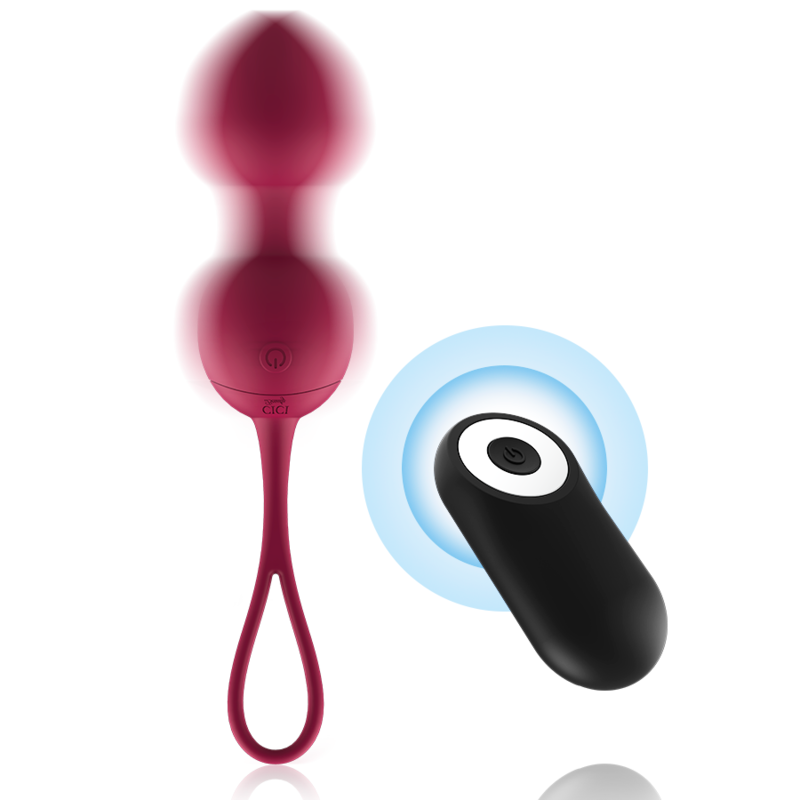 CICI BEAUTY - PREMIUM SILICONE 3 VIBRATING KEGEL BEADS REMOTE CONTROL CICI BEAUTY