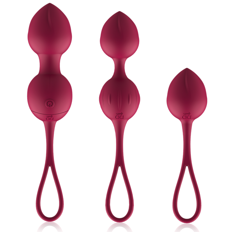 CICI BEAUTY - PREMIUM SILICONE 3 VIBRATING KEGEL BEADS REMOTE CONTROL CICI BEAUTY