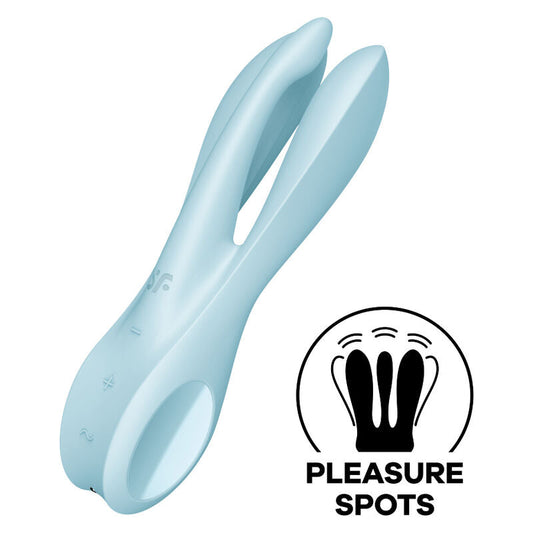 SATISFYER - THREESOME 1 VIBRADOR AZUL SATISFYER VIBRATOR