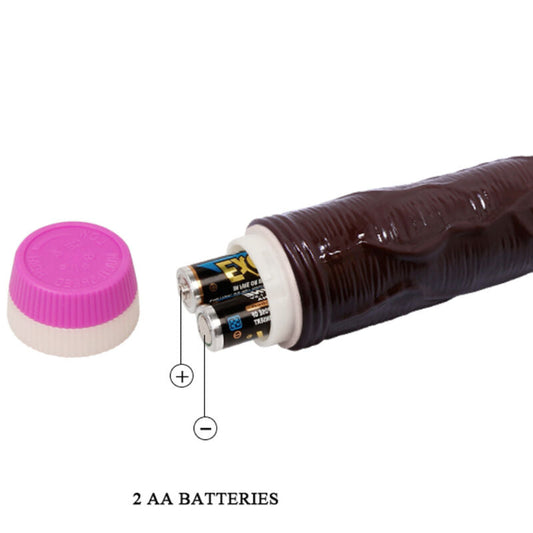 BAILE - WAVES OF PLEASURE VIBRADOR 23 CM MARRÓN BAILE VIBRATORS