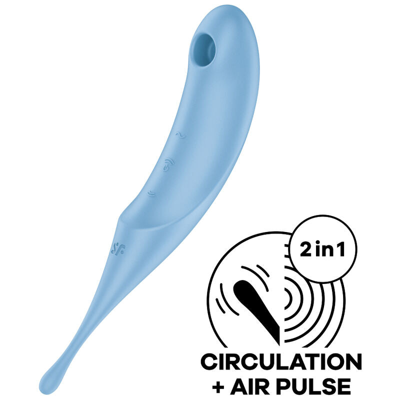 SATISFYER TWIRLING PRO ESTIMULADOR Y VIBRADOR - ROJO SATISFYER AIR PULSE