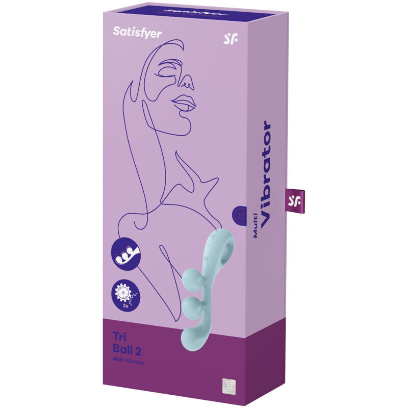 SATISFYER - TRI BALL 2 MULTI VIBRADOR AZUL SATISFYER VIBRATOR