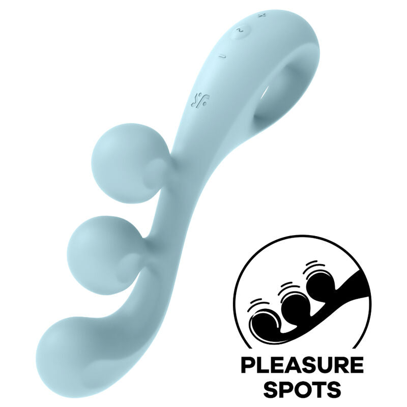 SATISFYER - TRI BALL 2 MULTI VIBRADOR AZUL SATISFYER VIBRATOR