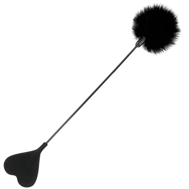 DARKNESS - FUSTA CON PLUMA LOVE NEGRO 40 CM DARKNESS SENSATIONS
