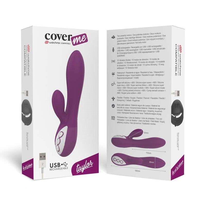 COVERME - TAYLOR VIBRADOR COMPATIBLE CON WATCHME WIRELESS TECHNOLOGY COVERME