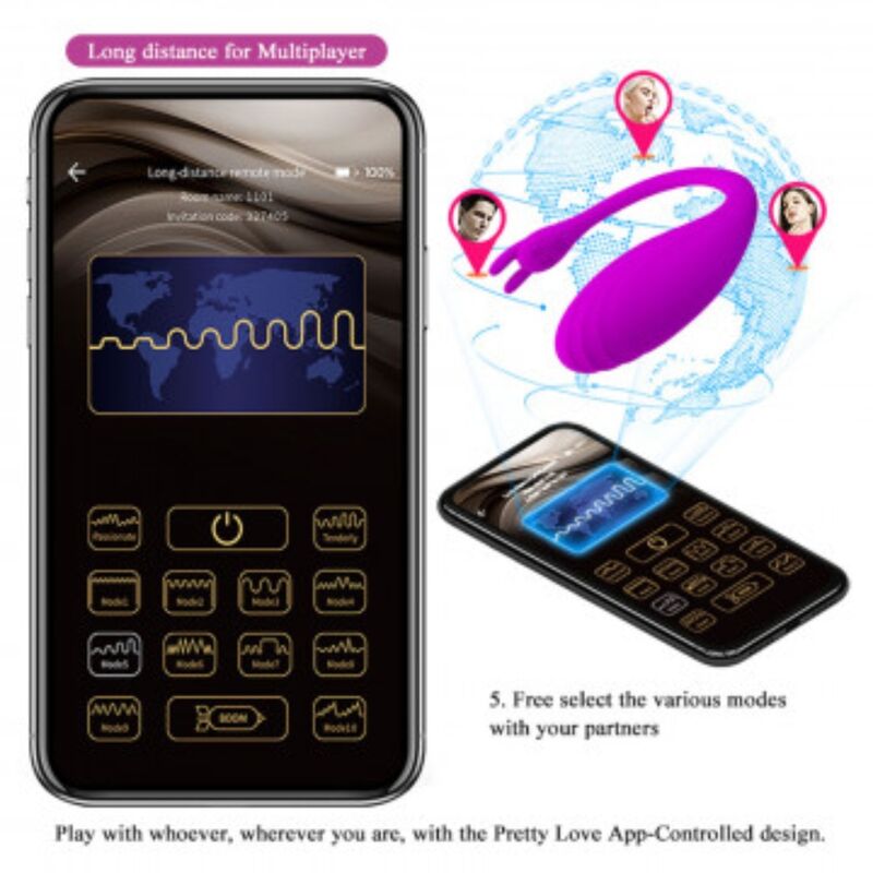 PRETTY LOVE - CATALINA MASAJEADOR FREE APP LILA PRETTY LOVE