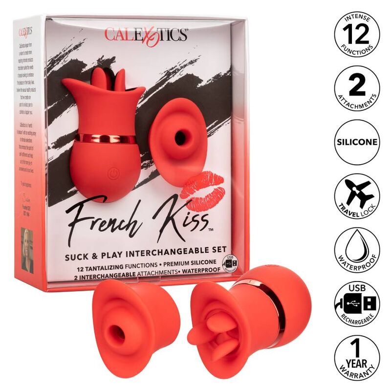 CALEXOTICS - FRENCH KISS SUCK & PLAY SET CALEXOTICS