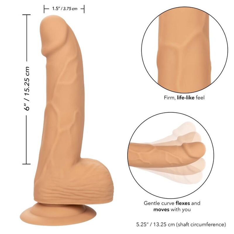 CALEXOTICS - SILICONE STUDS 15.24 CM SKIN CALEXOTICS