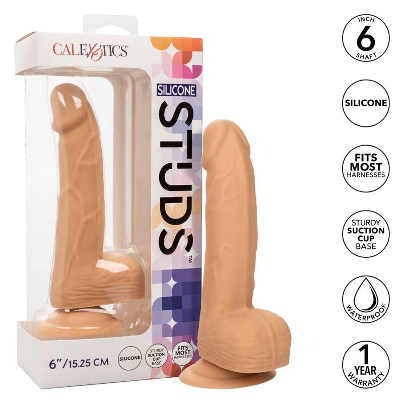 CALEXOTICS - SILICONE STUDS 15.24 CM SKIN CALEXOTICS