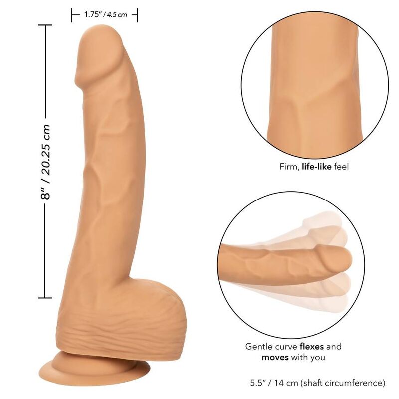 CALEXOTICS - SILICONE STUDS 20.32 CM SKIN CALEXOTICS