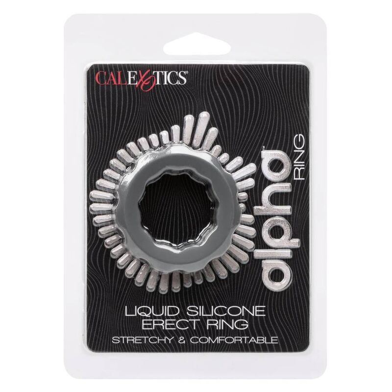 CALEXOTICS - ALPHA ERECT RING GRIS CALEXOTICS